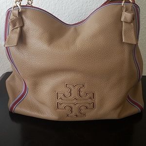 Tory Burch Harper Stripe Tote